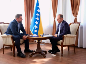 Potpredsjednik entiteta Rs Duraković sa ambasadorom Sorecom