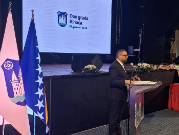 Hurtić na proslavi rođendana Grada Bihaća