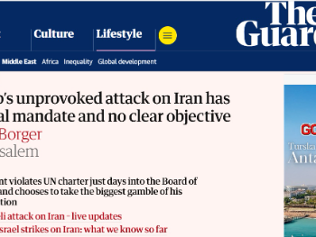 Trumpov ničim izazvani napad na Iran nema pravni mandat ni jasan cilj