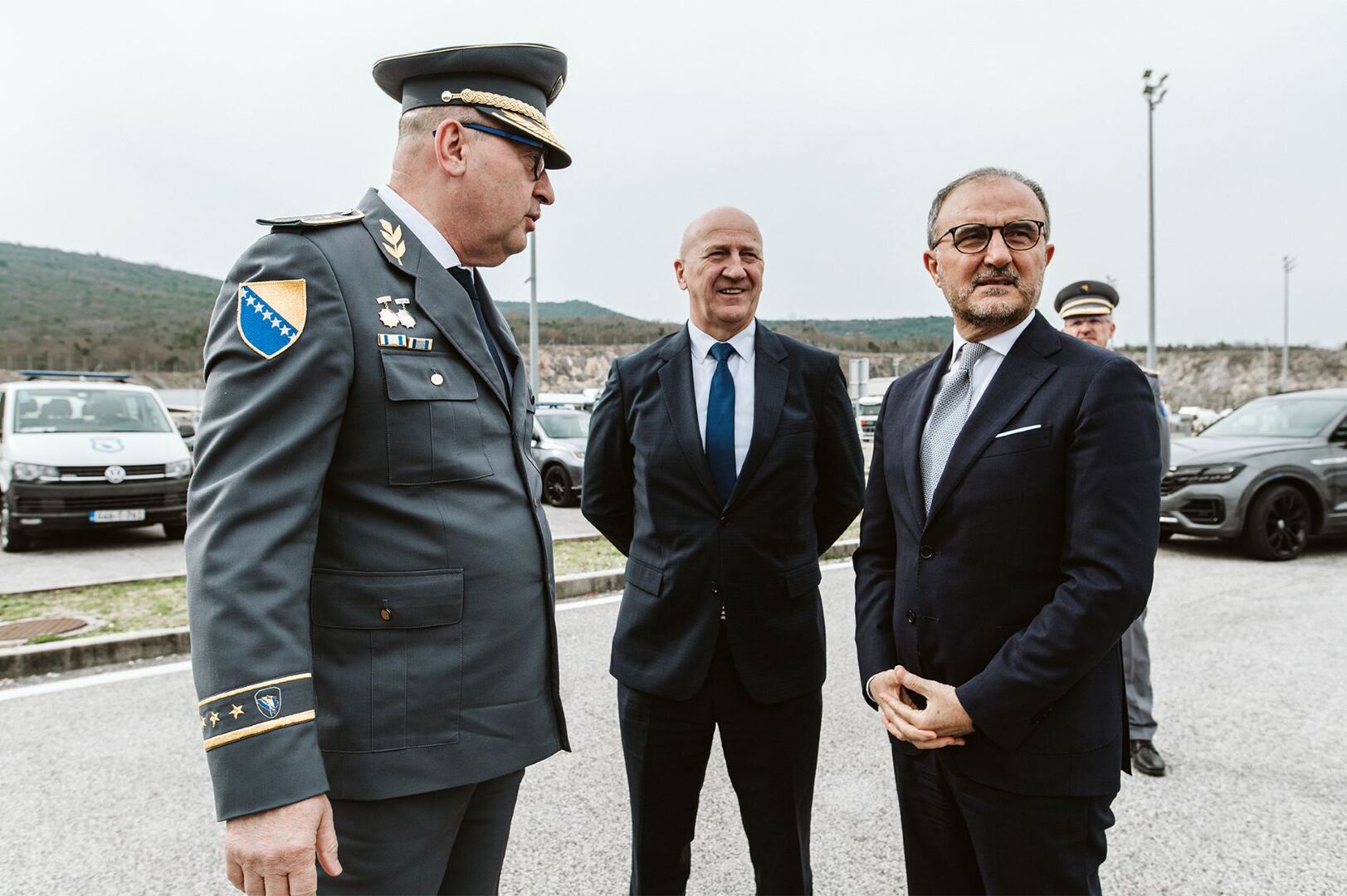 Soreca u posjeti službenicima FRONTEX-a na graničnom prelazu Bijača - slika 2