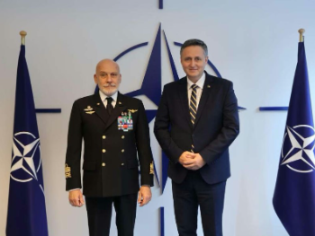Bećirović s Dragoneom: BiH ostaje snažno opredijeljena za jačanje partnerstva s NATO-om