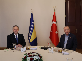 Bećirović razgovarao s Erdoganom: Upoznao ga s aktivnostima Rs protiv BiH