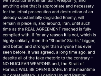 "Ako se postignuti sporazum ne provede, počinje pucnjava snažnija nego ikad"