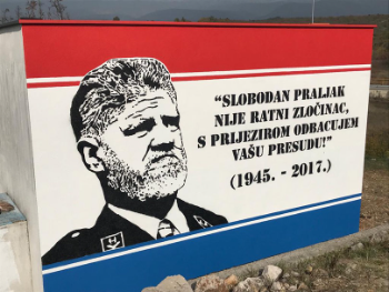 Mostar: Grupa građana spriječili uklanjanje Praljkovog murala