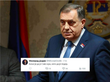 Dodik pratio debatu: Bolje da je Savo kum, nego da je pe*er