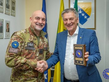 Gradonačelnik Kasumović primio novoimenovanog komandanta EUFOR‑a