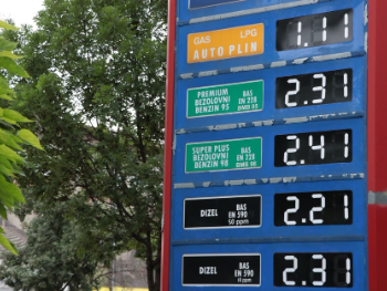 Benzin skuplji nego jučer, dizel pojeftinio
