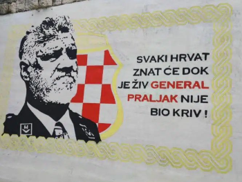 Kajan prijavio još jean mural osuđenom ratnom zločincu u Mostaru