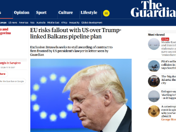 Guardian piše o skandalu s Južnom plinskom interkonekcijom