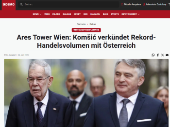 Austrijski medij o posjeti Komšića 